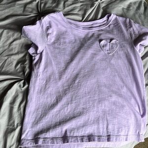 Rumi + Ryder/short sleeve purple t-shirt/size S 6-7